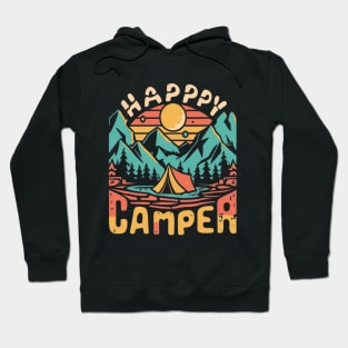 Happy Camper - Camping Lover Design Hoodie